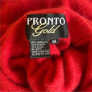 Vintage Red Wool Sweater